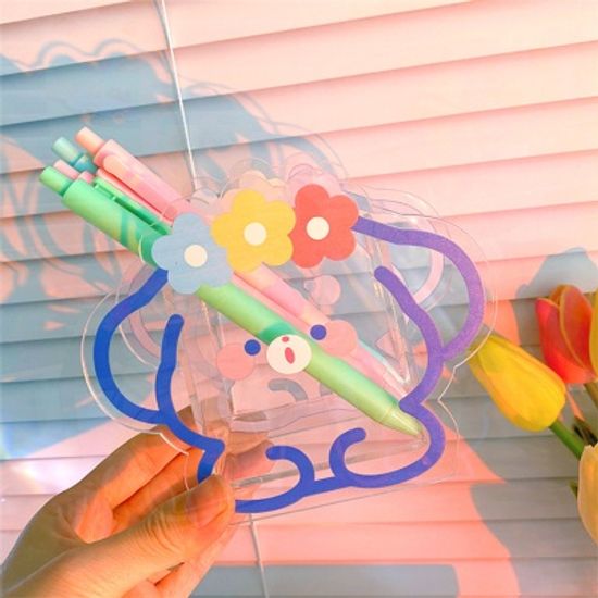 야미냐미 아크릴 펜꽂이 펜홀더 연필꽂이 6TYPE