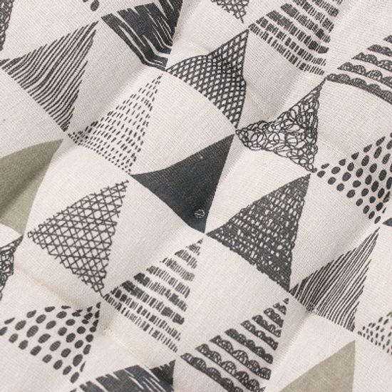 리빙홈 사각 쿠션방석(트라이앵글) 의자방석