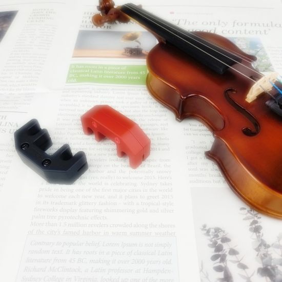 바이올린 약음기 3/4 4/4 비올라 뮤트기 메탈고무