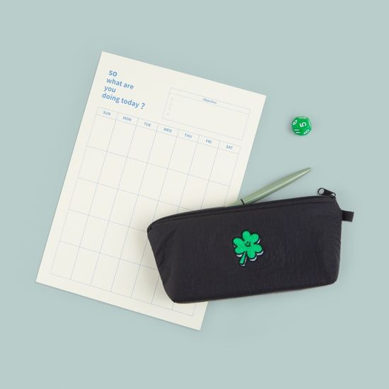 Airy 보트 필통 - Happy Clover