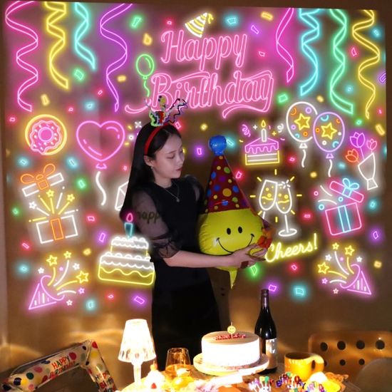 생일빔 파티용품 미니빔 프로젝터 홈파티 이벤트