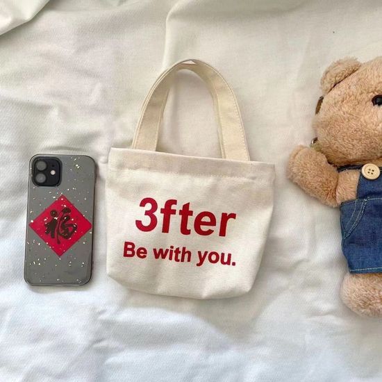 에코백 텀블러 여자 작은 에코 가방 캔버스(WDEDF68)