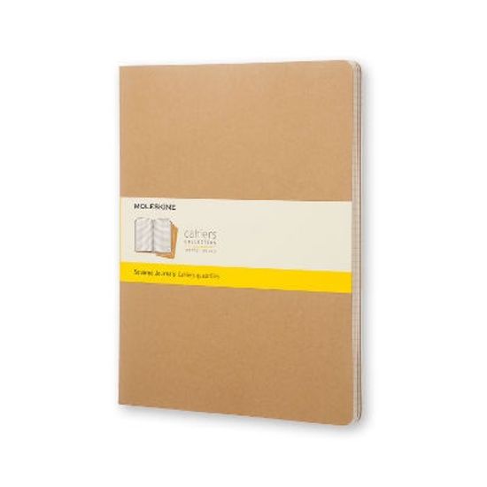 몰스킨 까이에 스퀘어드/크래프트 브라운 XXL