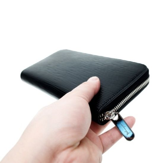 익스큐브 이니셜 지퍼 클러치 장지갑 M5