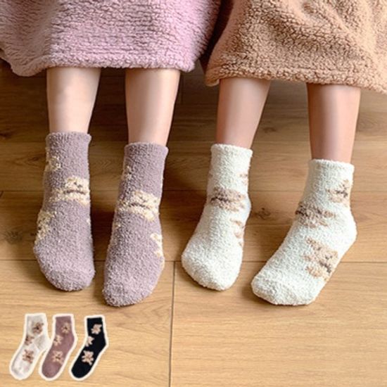 어나더뷰 포잉베어 수면양말 3켤레 세트 1130