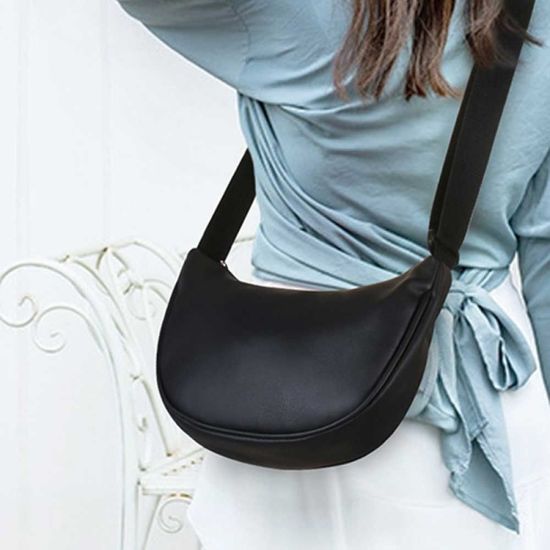 패션 하프문 크로스백 반달가방 캐주얼 여자 데일리[W