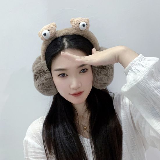 큐티베어 퍼 귀마개 캐릭터귀마개 이어머프