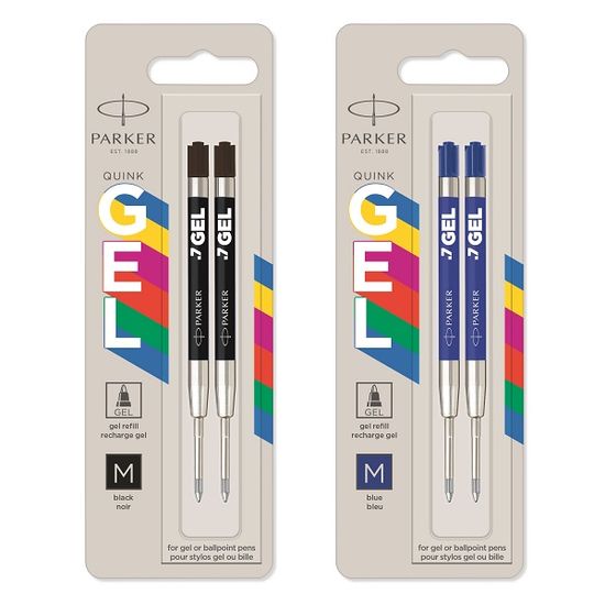 파카 Quink 젤펜(중성펜/겔펜) 큉크 리필심 M 2본입