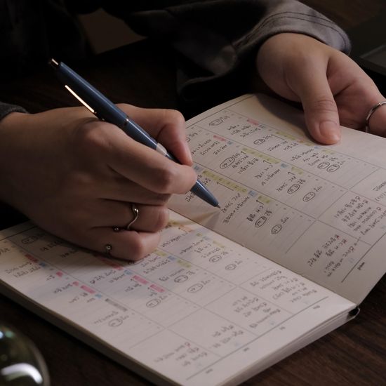 컴포지션 북 폴드 6개월 다이어리