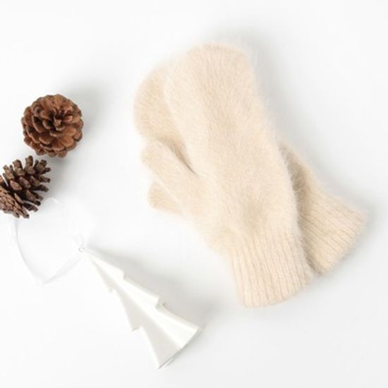 [베네]러블리 앙고라 벙어리장갑