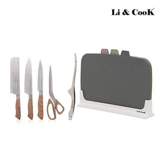 리앤쿡 노르딕 나이프 5종 + 레스트 항균도마 4종