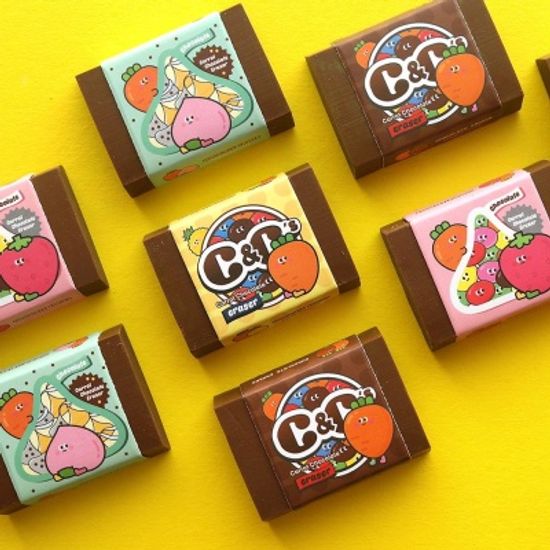 500당근친구들초콜릿지우개