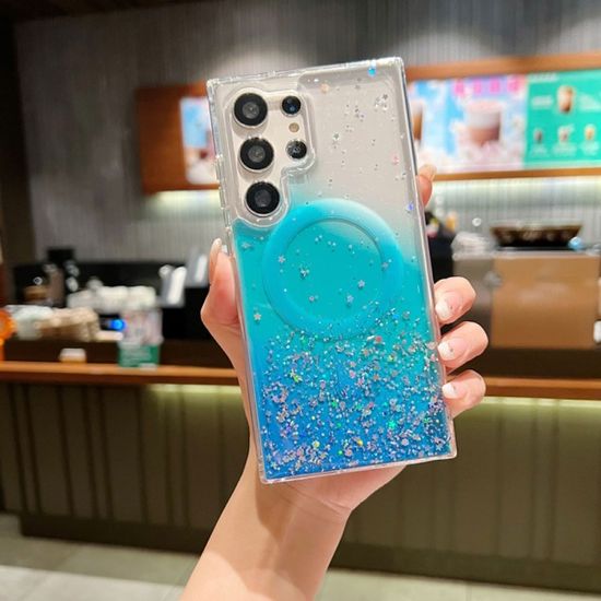 갤럭시 S23 S22 맥세이프 그라데이션 글리터 케이스