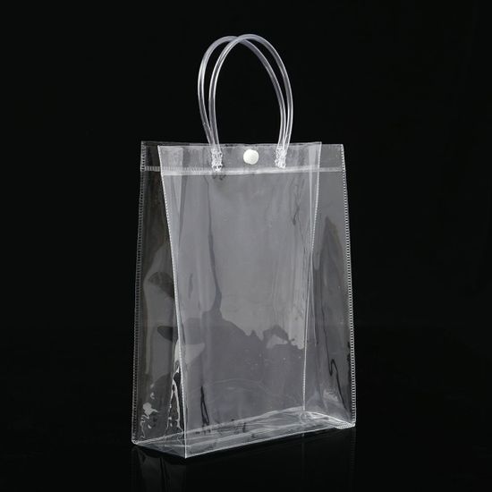 투명 PVC 쇼핑백 10p세트(20x25cm) 젤리백
