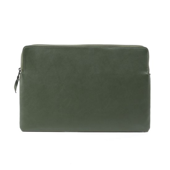 라이크 노트북 가죽 슬리브 파우치 가방 13형 카키
