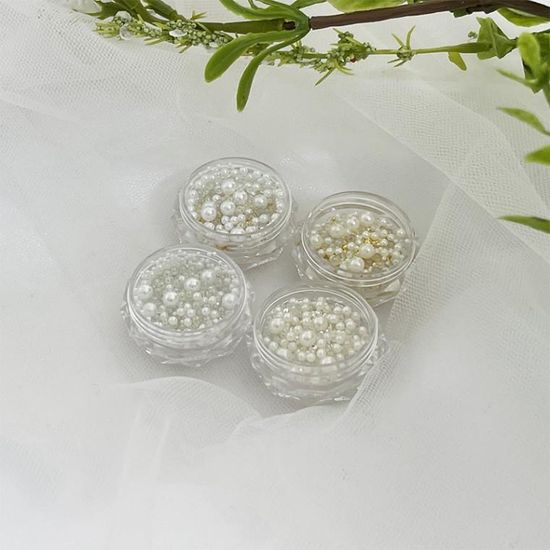 젤 네일 아트 진주 혼합 믹스 스톤 파츠