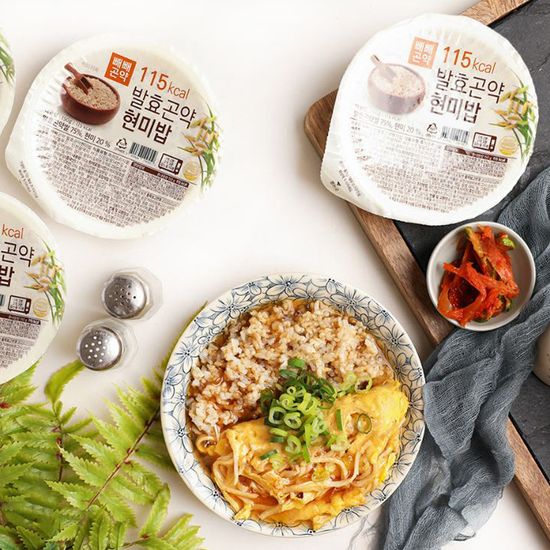 빼빼곤약 115kcal 발효곤약현미밥 150g x 10팩