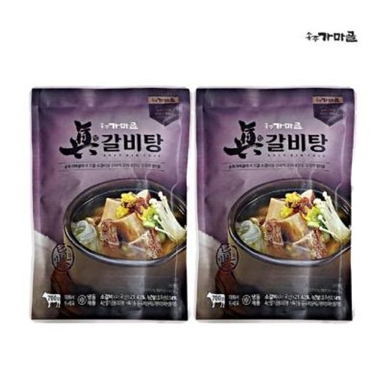 [송추가마골]송추가마골 진 갈비탕 700g x 2팩