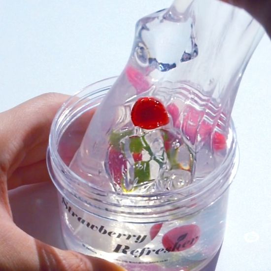 [젤시스] 딸기리프레셔 슬라임 / 물젤리 클리어슬라임