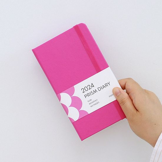 2024 프리즘 슬림 먼슬리 다이어리 (날짜형 월간) 