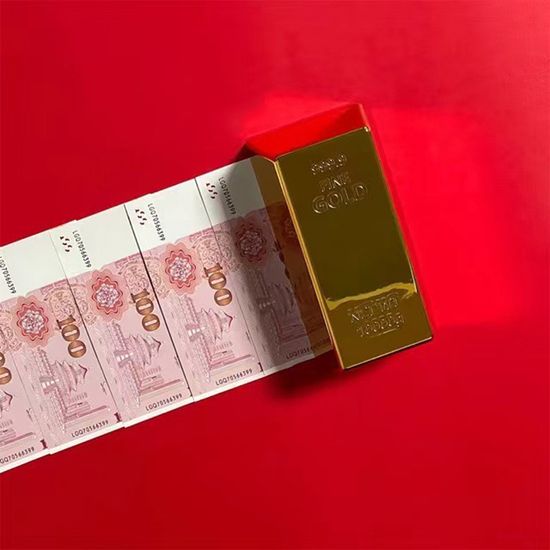 금괴 모양 용돈 박스 이벤트 아이템 반전 돈벼락 선물