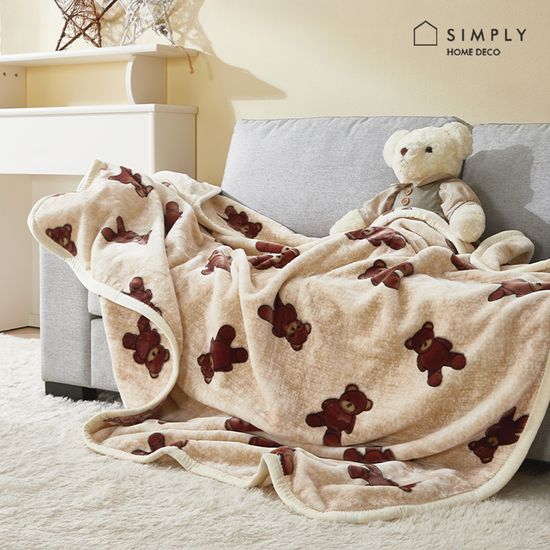 [11/12 출고예정]심플리홈 밍크 극세사 양면 담요 6종