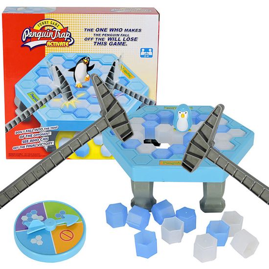 멕킨더 펭귄 얼음 깨기 균형잡기 게임 25cm B004