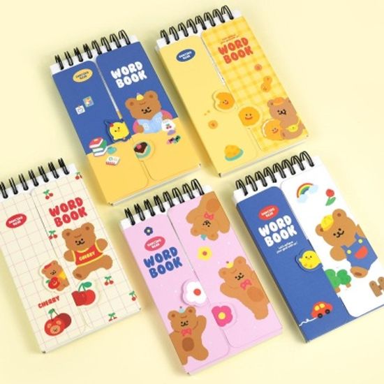 핑크풋 댄싱베어가리개단어장