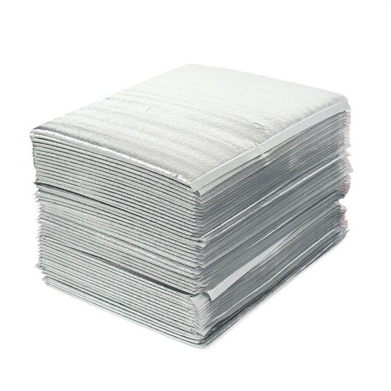 간편 접착식 은박 보냉봉투 50p세트 보냉팩 30x35cm