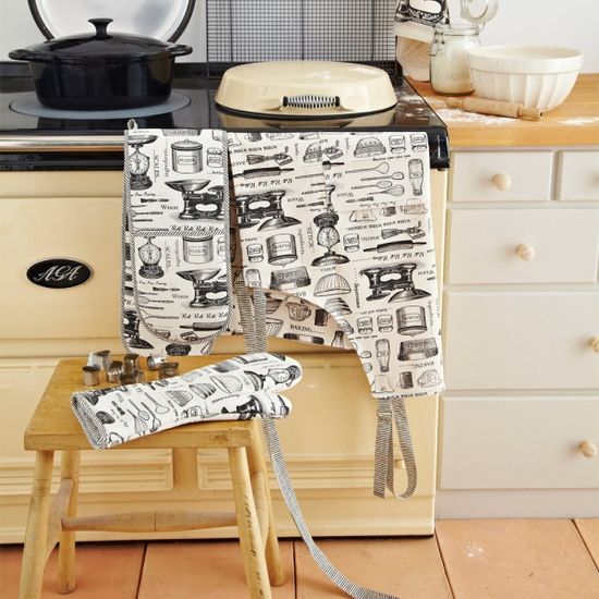 베이킹 오일클로스 방수앞치마