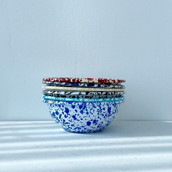 크로우캐년 마블 법랑 캠핑그릇 D17 시리얼볼 1P