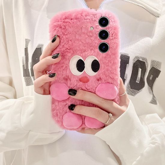 갤럭시 s24 s23 s22 귀여운 캐릭터 인형 퍼 털 케이스