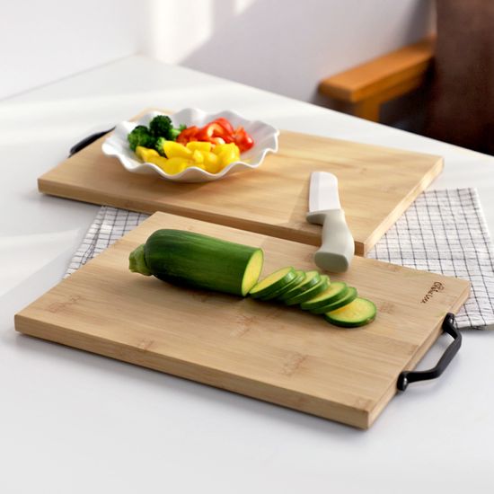쿠츠 밤부 손잡이 도마 2size 택1