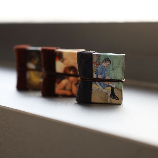 북키스 DIY 미니북책갈피 명화 책갈피 만들기 키트