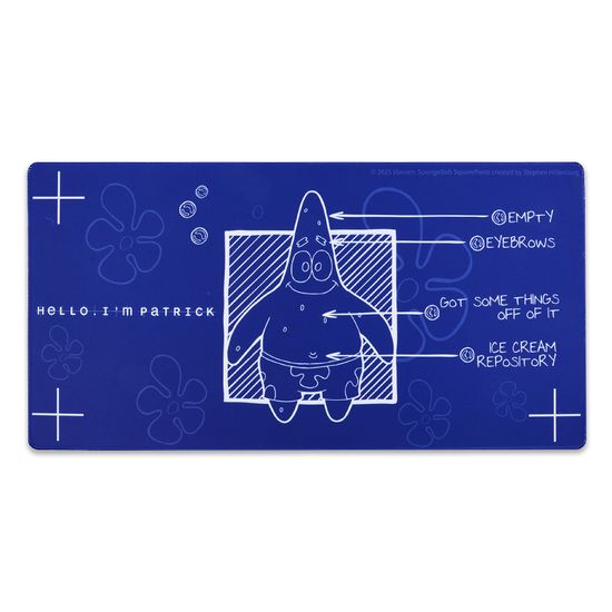 스폰지밥&뚱이 키보드 마우스 대형 장패드