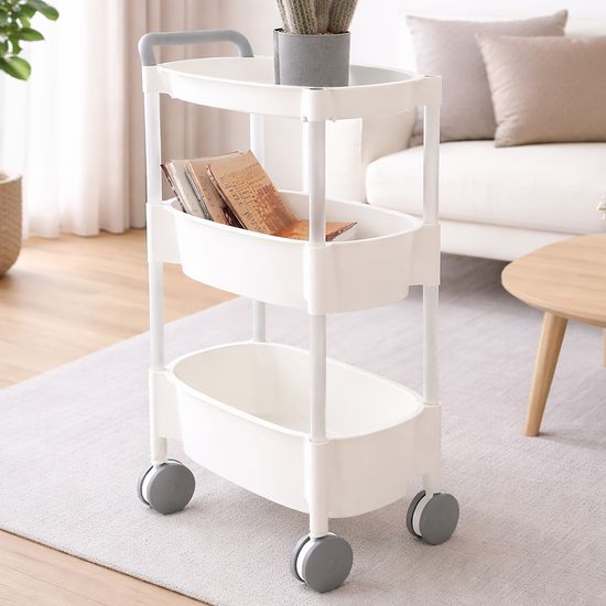 모던 리빙카트 3단 이동식 트롤리