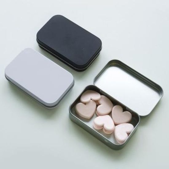사각 틴케이스 알루미늄 철제 케이스 2size 3color