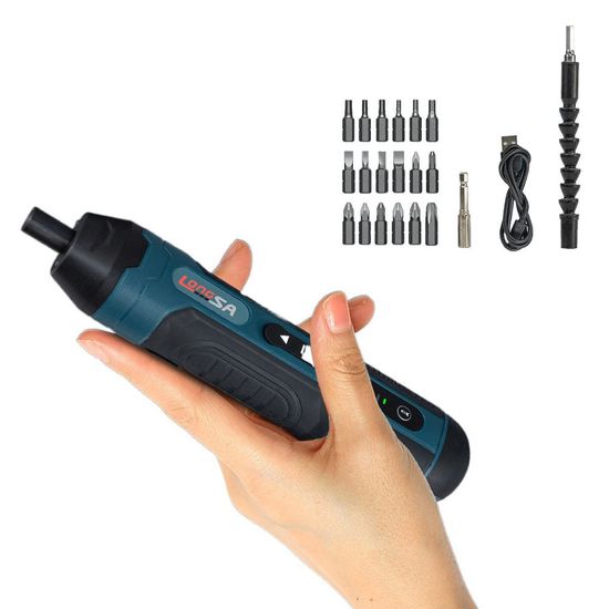 무선 전동 드릴 드라이버 LED 휴대용 20종세트 E390