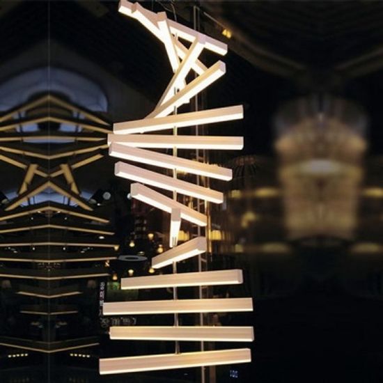 LED 윌로우 펜던트 16등-수직형(96W)