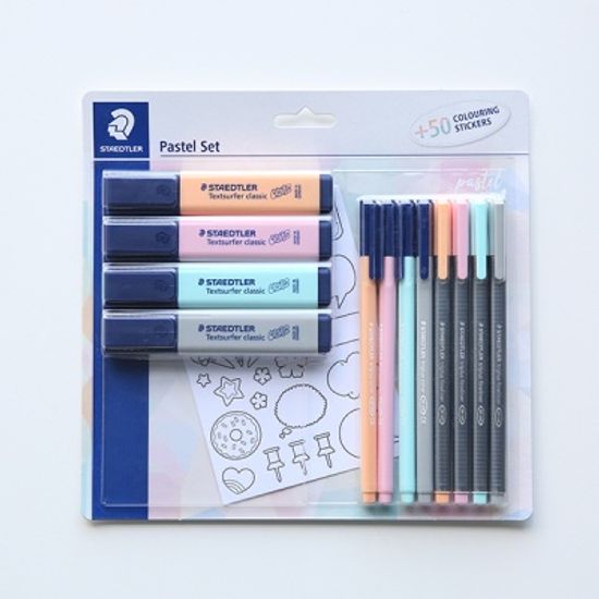 스테들러 파스텔 필기구 혼합세트