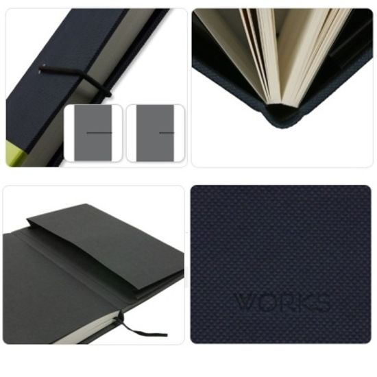 웍스 스테디셀러 A5 무선노트-블랭크 맥시 140x214mm