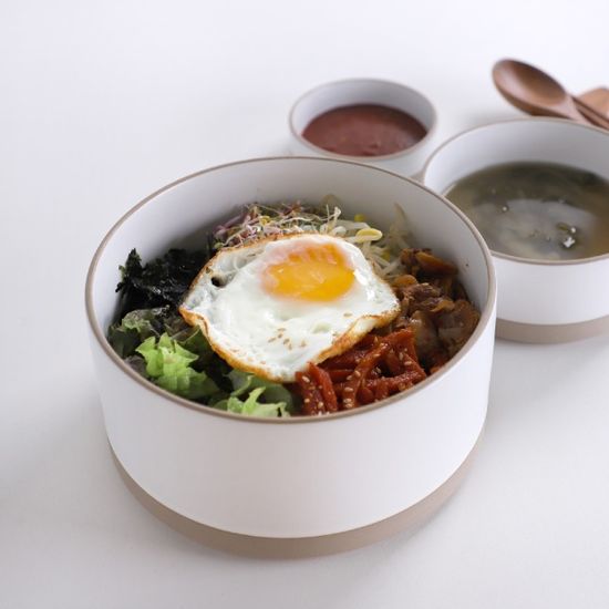 서하 도자기 무광 그릇 면기, 우동기