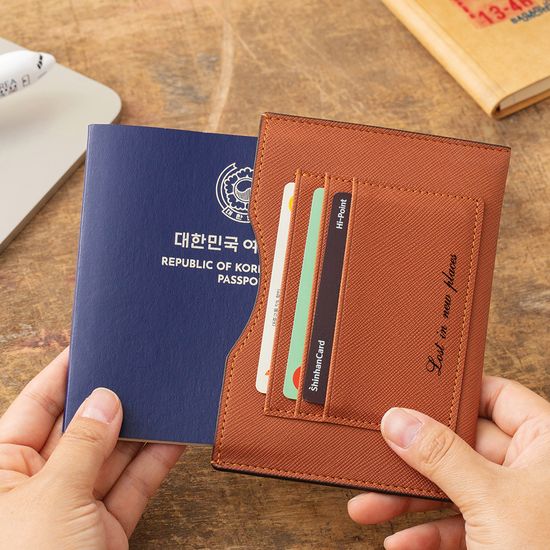 [무료각인] RFID차단 안티스키밍 사피아노 여권케이스
