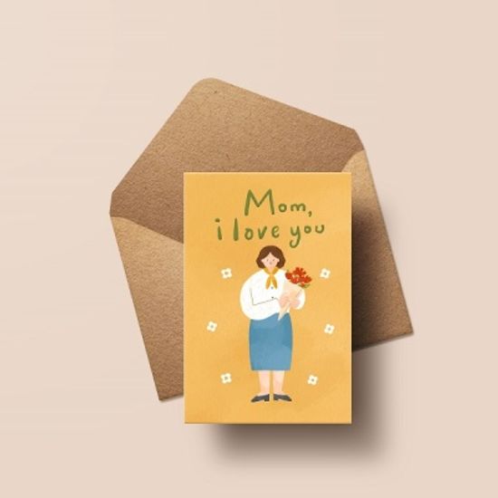 [사랑카드] HH3522-MOM I LOVE YOU 감사카드