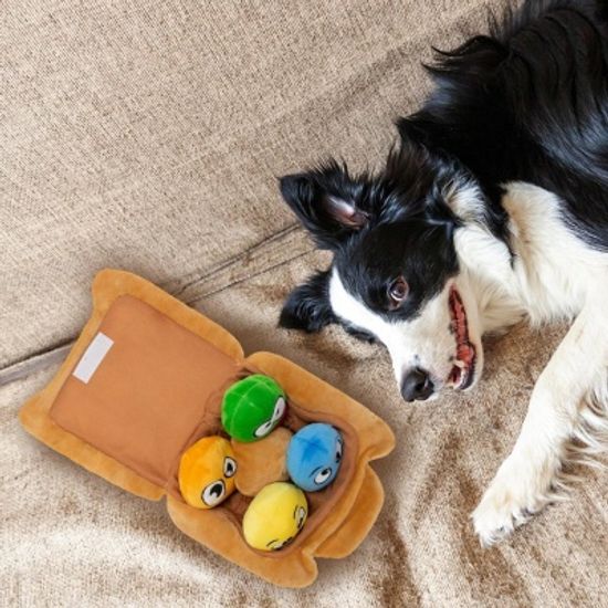 강아지 노즈워크 장난감 계란한판 삑삑이 계란 인형