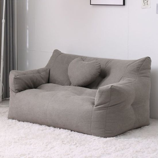 마약 빈백 2인 소파 (그레이)