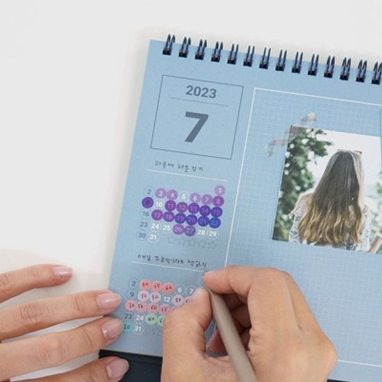 리훈 2023년 레트로 탁상달력 책상 데스크 카렌다