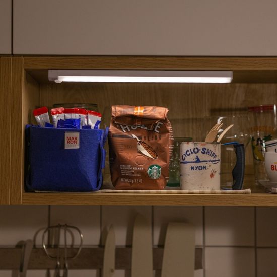 아이린 충전식 밝기조절 LED 센서등 30cm,웜화이트