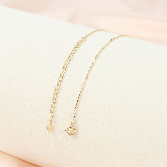 [비쥬홀릭] 실버925 골드도금 유니크 하트 목걸이