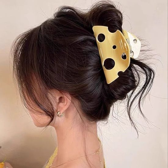 4종 세트 스펀지밥 치즈 꽃게 물고기 집게핀 헤어핀